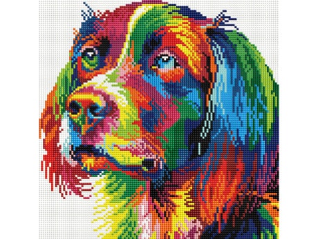 Алмазная мозаика - Собака 30x30