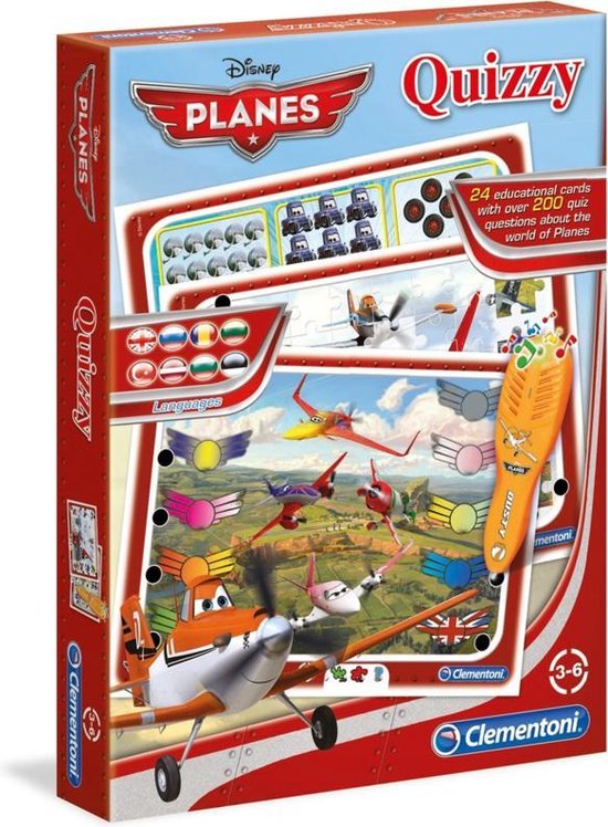 Clementoni viktoriini mäng - Planes Quizzy