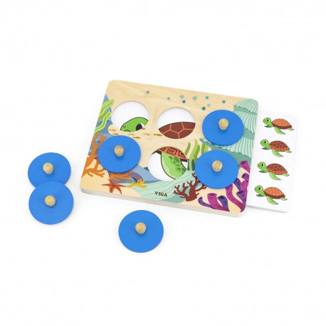 Arendav mäng "Leia erinevusi" - Mereloomad