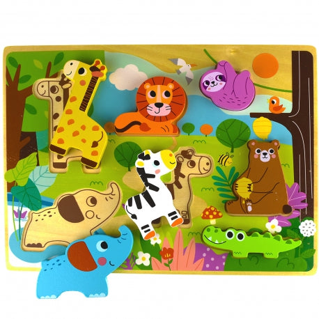 Объёмный пазл  “Животные зоопарка“