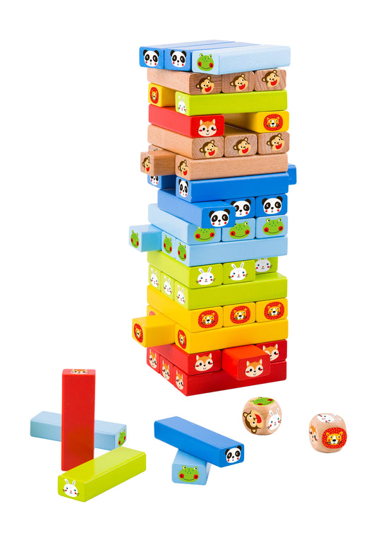 Игра Дженга-Животные.